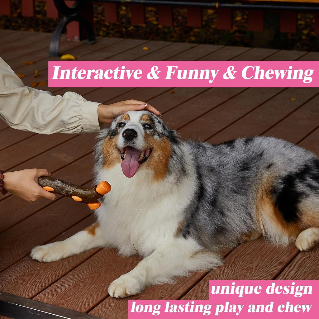 Dog Bones Chew Toys For Aggressive Chewers Real Beef Flavor Indestructible Dog Teething Chew Toys For Large Medium Small Puppies Breed Tough
