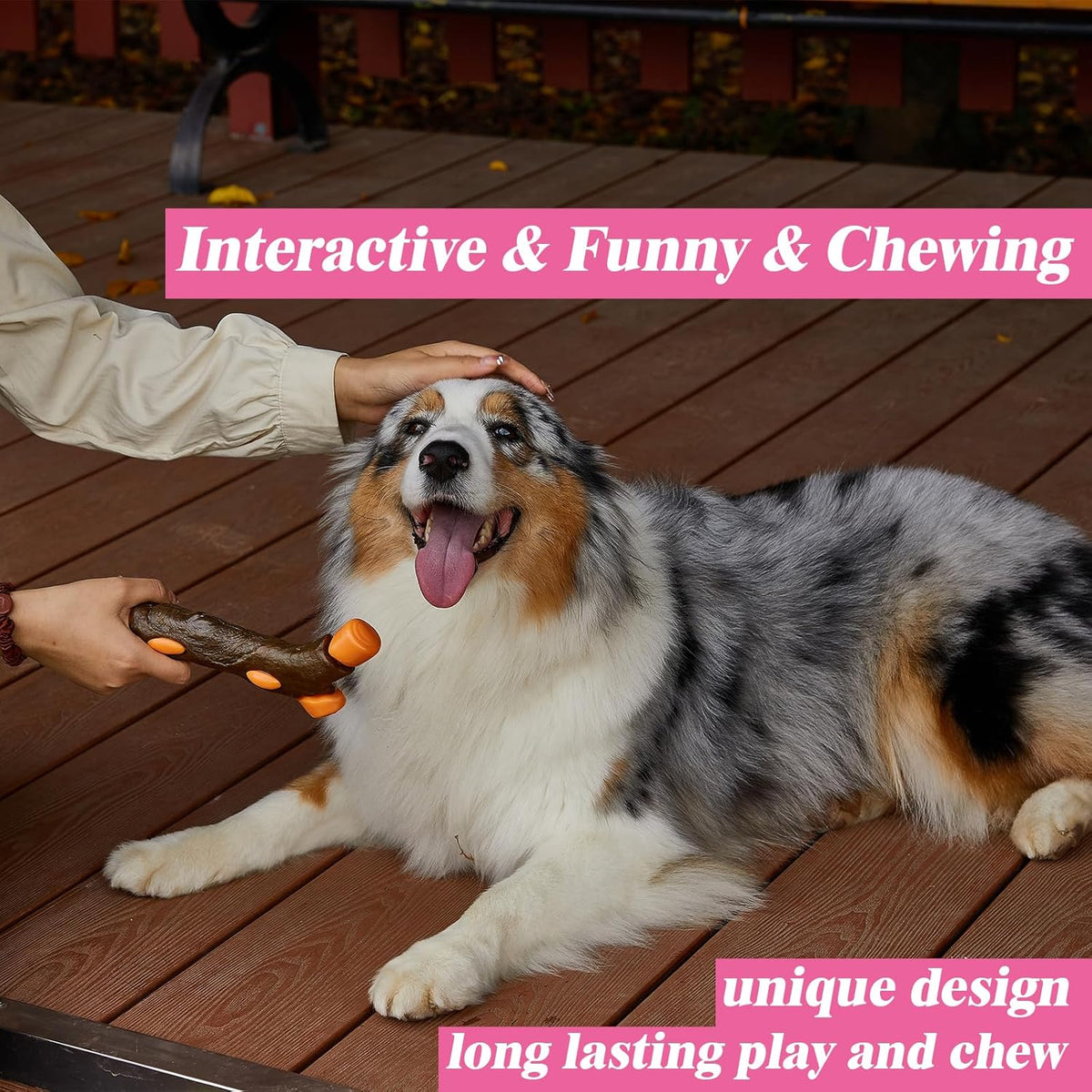 Dog Bones Chew Toys For Aggressive Chewers Real Beef Flavor Indestructible Dog Teething Chew Toys For Large Medium Small Puppies Breed Tough