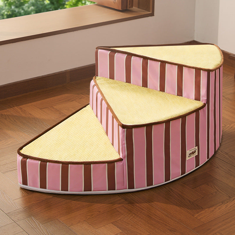 Non-Slip, Removable And Washable Small Sponge Rotating Pet Ladder