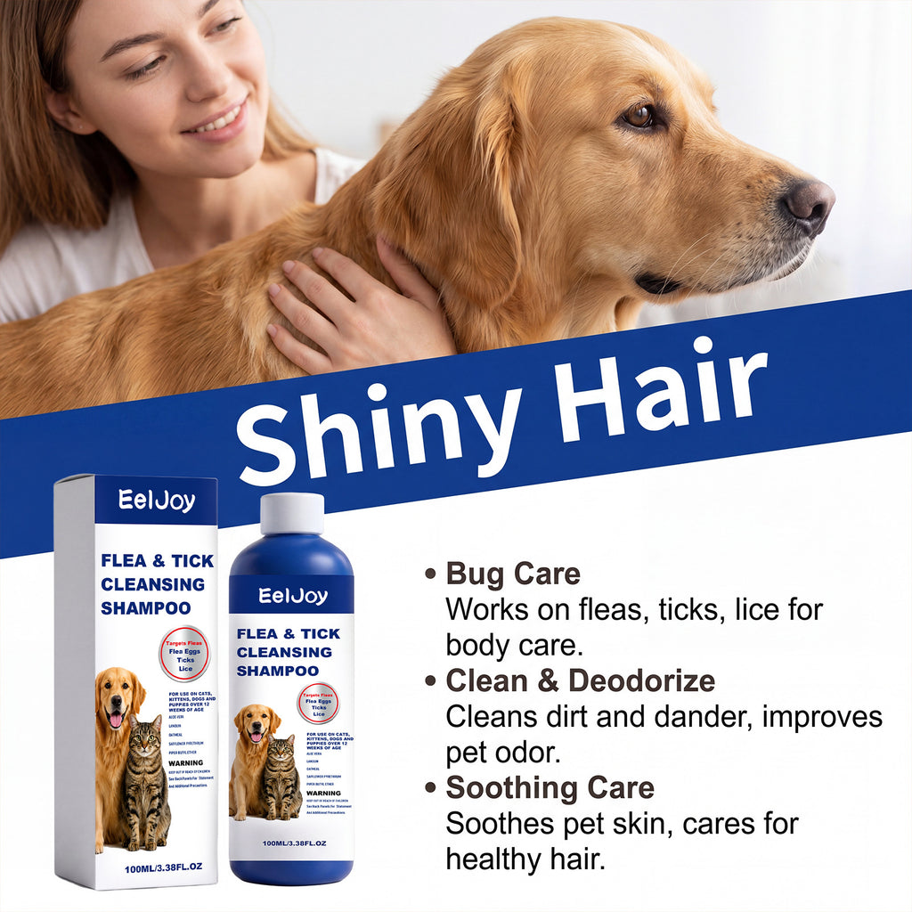Pet Flea Tick Cleaning Shampoo
