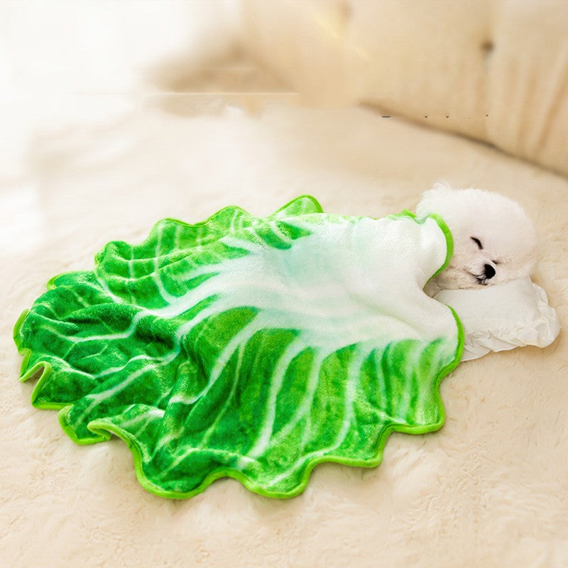 Warm Winter Flannel Dog Comforter