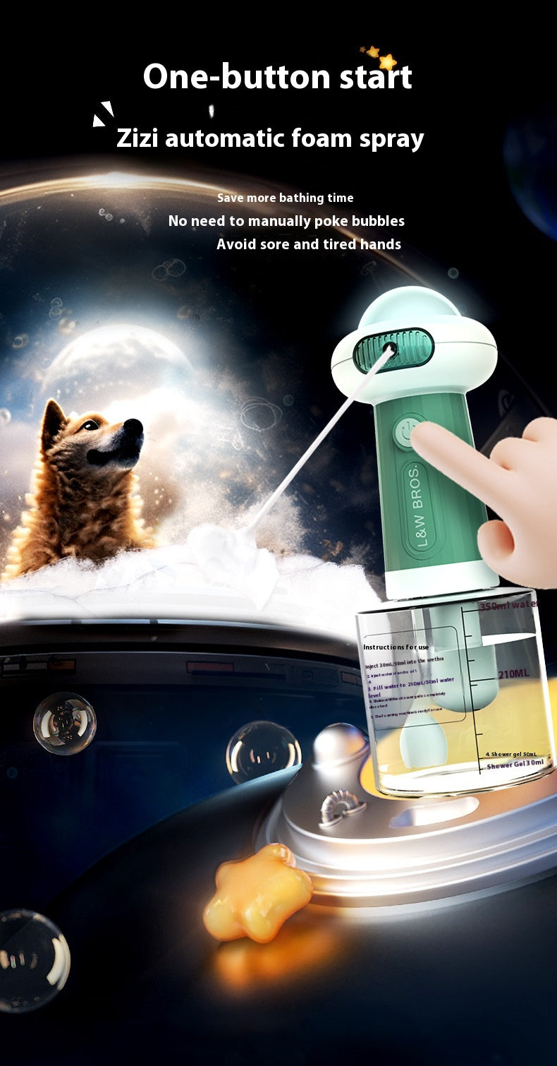 Smart Pet Bath Bubble Machine 400Ml Second Generation