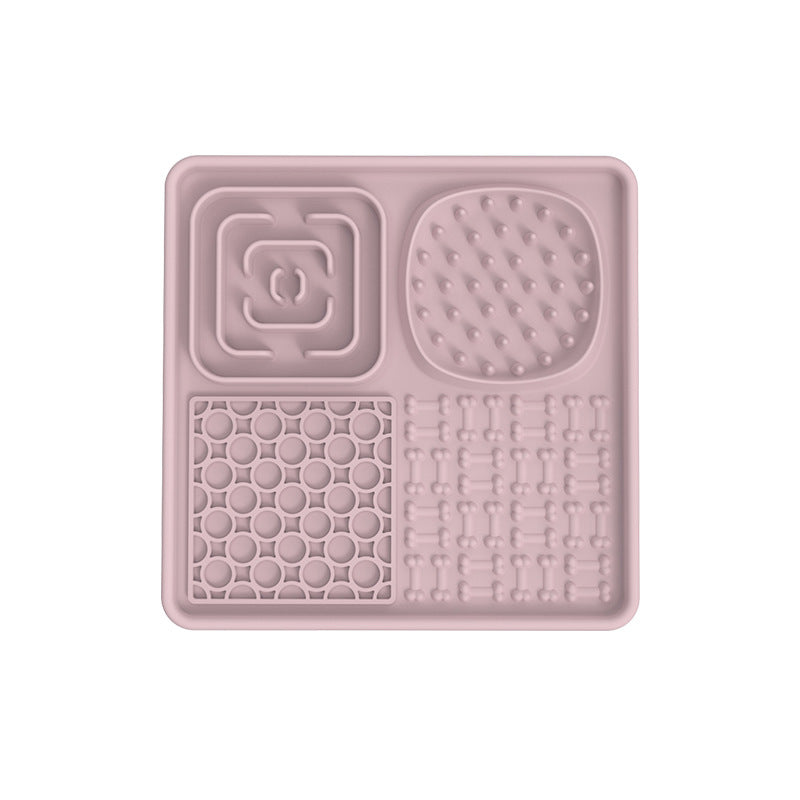 Silicone Dog Slow Food Mat with Sucker