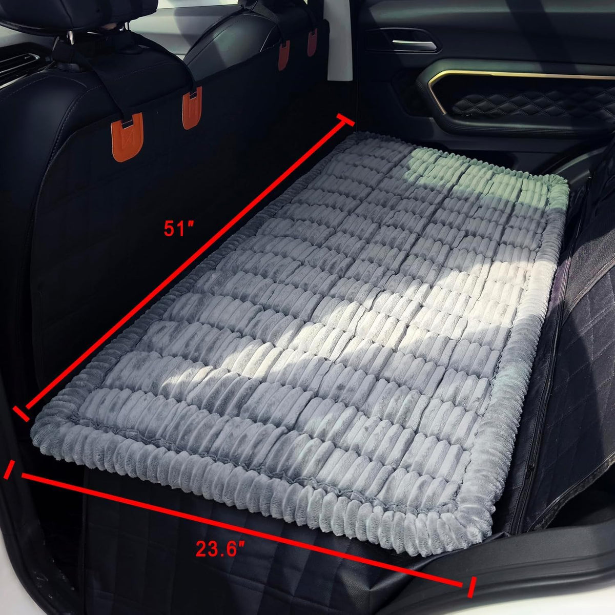 Non-Slip Soft Dog Car Seat Bed