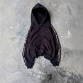 Vintage Print Long Sleeve Pullover Hoodie