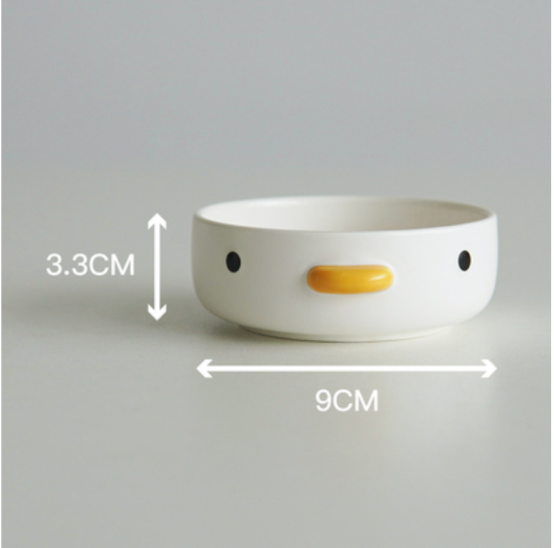Ceramic Slanted Tall Pet Water Bowl