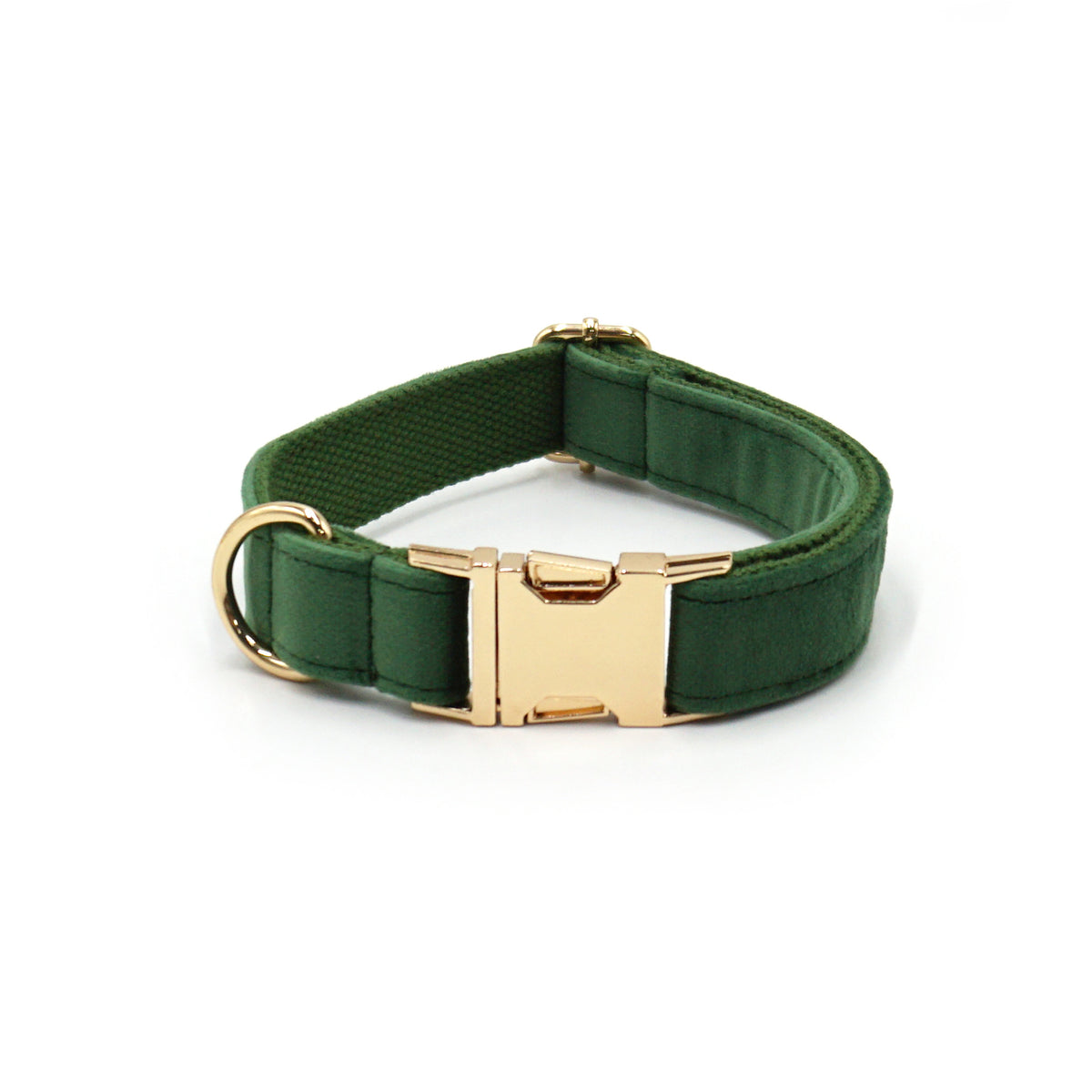 Velvet Dog Collars In Small Medium And Large Sizes With Adjustable Fit