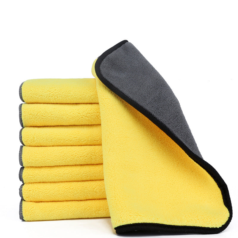 Two-Color Double-Sided Car Wash Towel