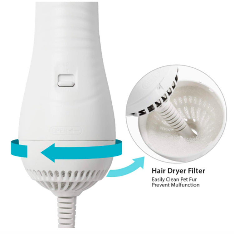 Electric Pet Hair Dryer And Comb