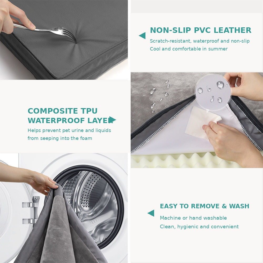 Waterproof Washable Dog Crate Bed Pad