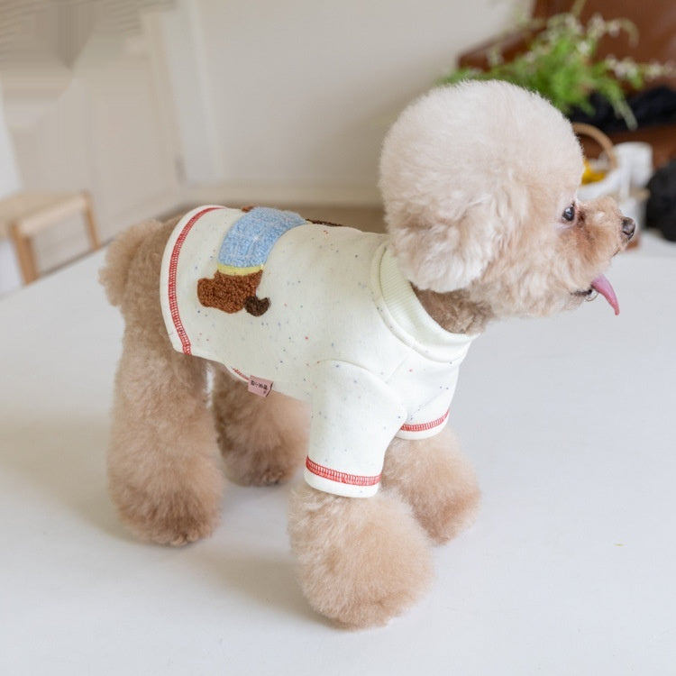 Warm Brushed Dog Hoodie
