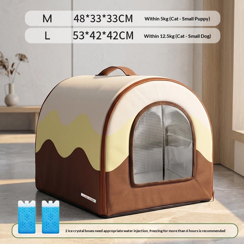 Portable Cooling Dog Bed All-Season Universal Use