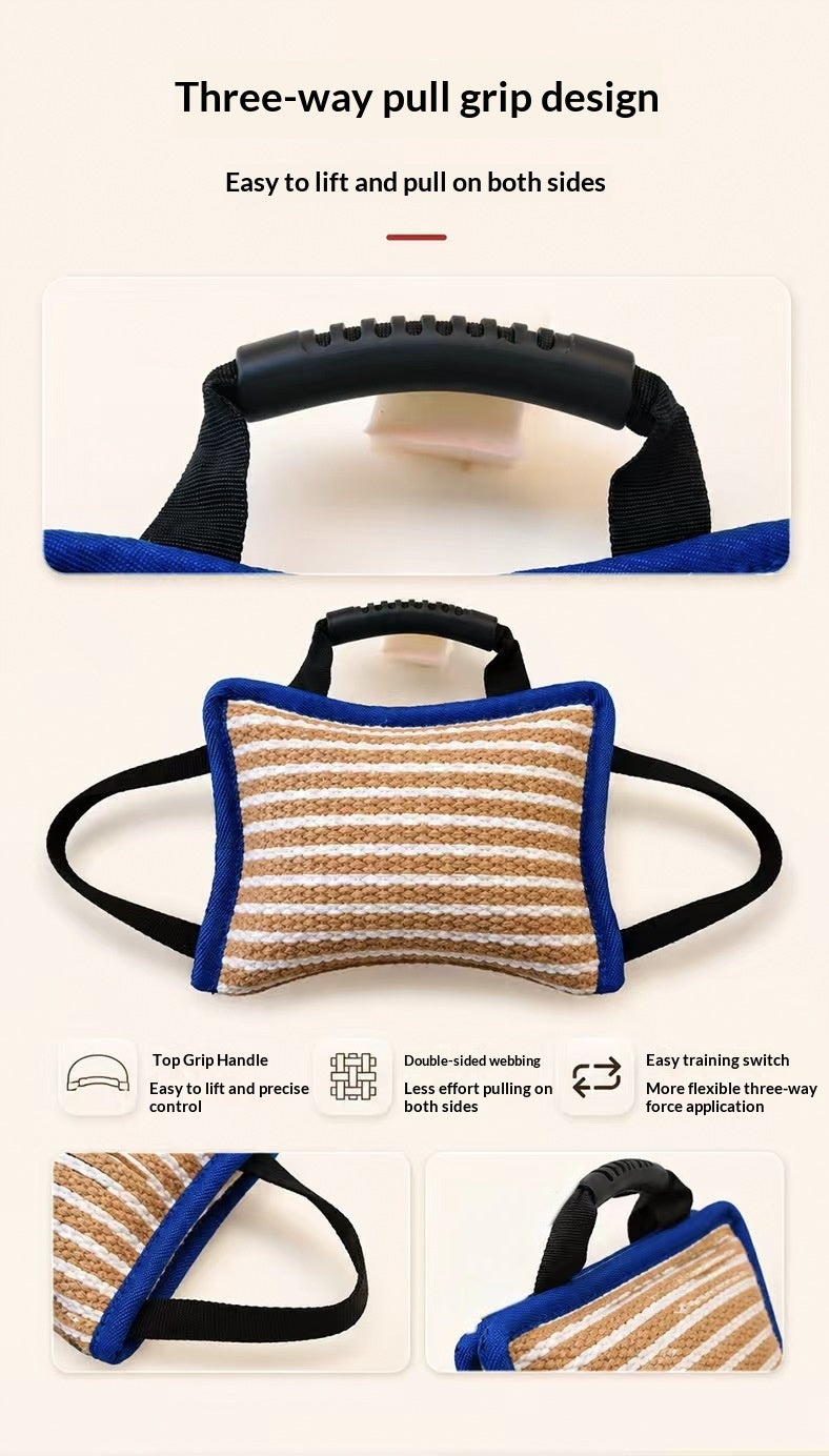 Jute Bite Cushion And Bite Roll For Training
