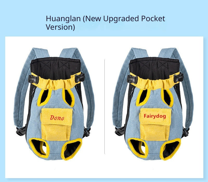 Portable Double-Shoulder Pet Backpack For Outings