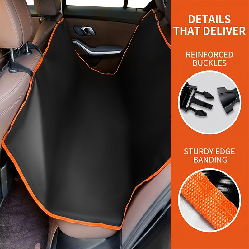 Waterproof Scratch Proof Dog Car Back Seat Cover