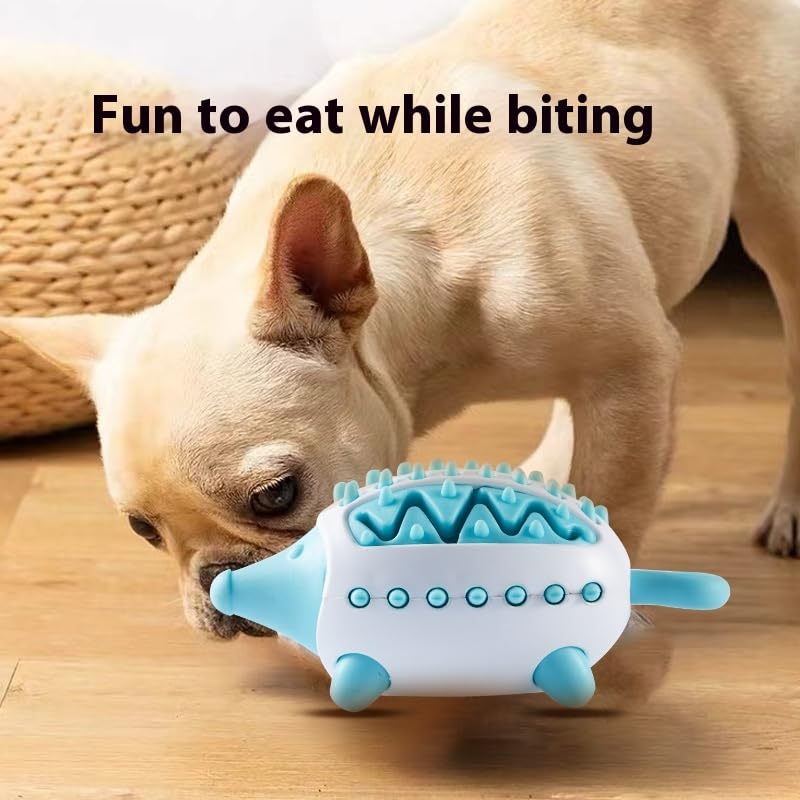 Dog Treat Interactive Chew Toy For Puppies Food-Leaking Design Teeth Grinding Cleaning Engaging Plaything For Dogs Encourages Healthy Eating