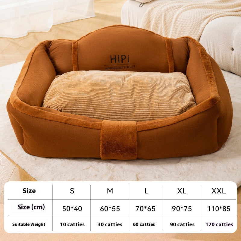 Waterproof Removable And Washable Non-Stick Fur Small And Medium-Sized Dogs Kennel