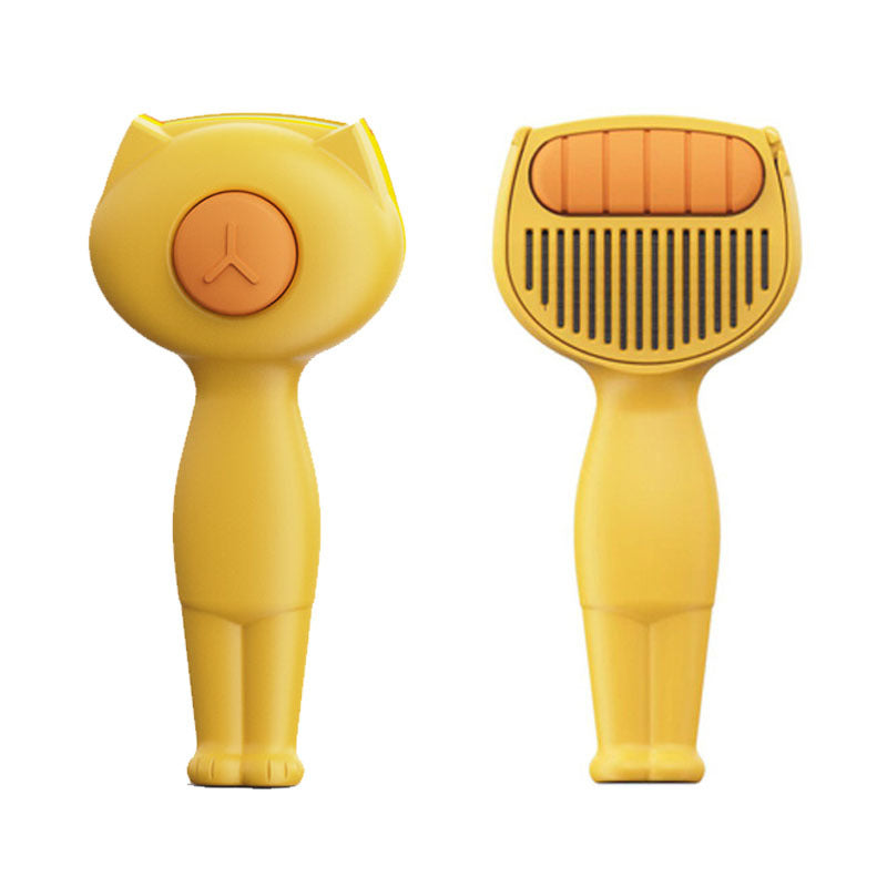 One-Click Cleaning Pet Hair Comb