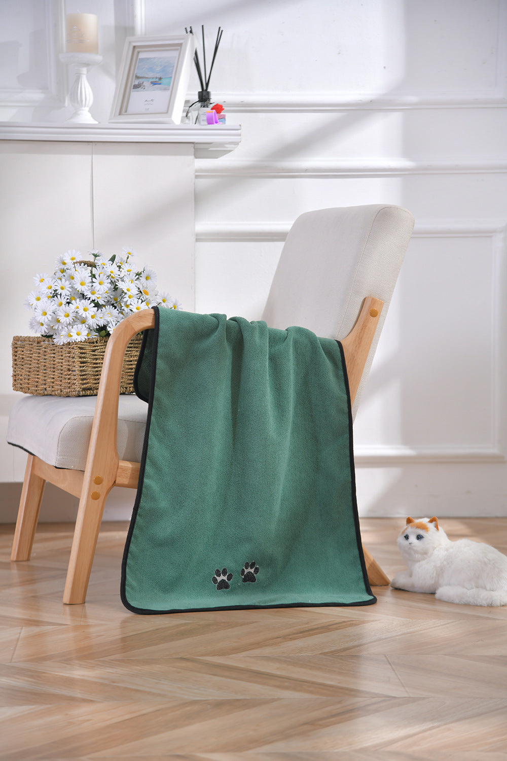 Printed Microfiber Dog Towel