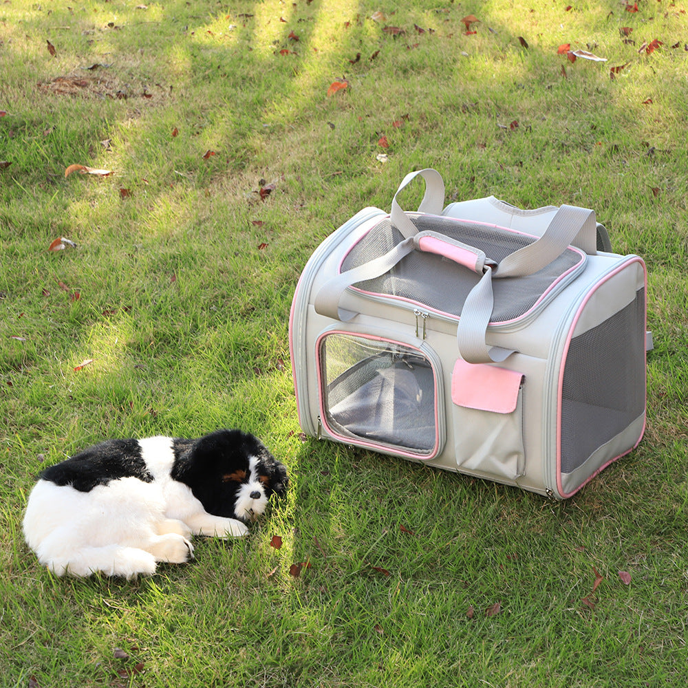 Portable Shoulder Foldable Dual-Purpose Pet Bag