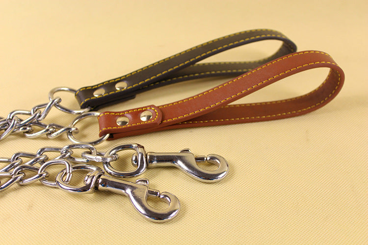 Dog Leash with Anti-Bite Chain