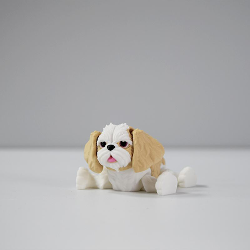 Cute Shih Tzu Shape, Exquisite Craftsmanship, High-Quality Texture, Cute Appearance, Home Decoration, The First Choice For Pet Lovers