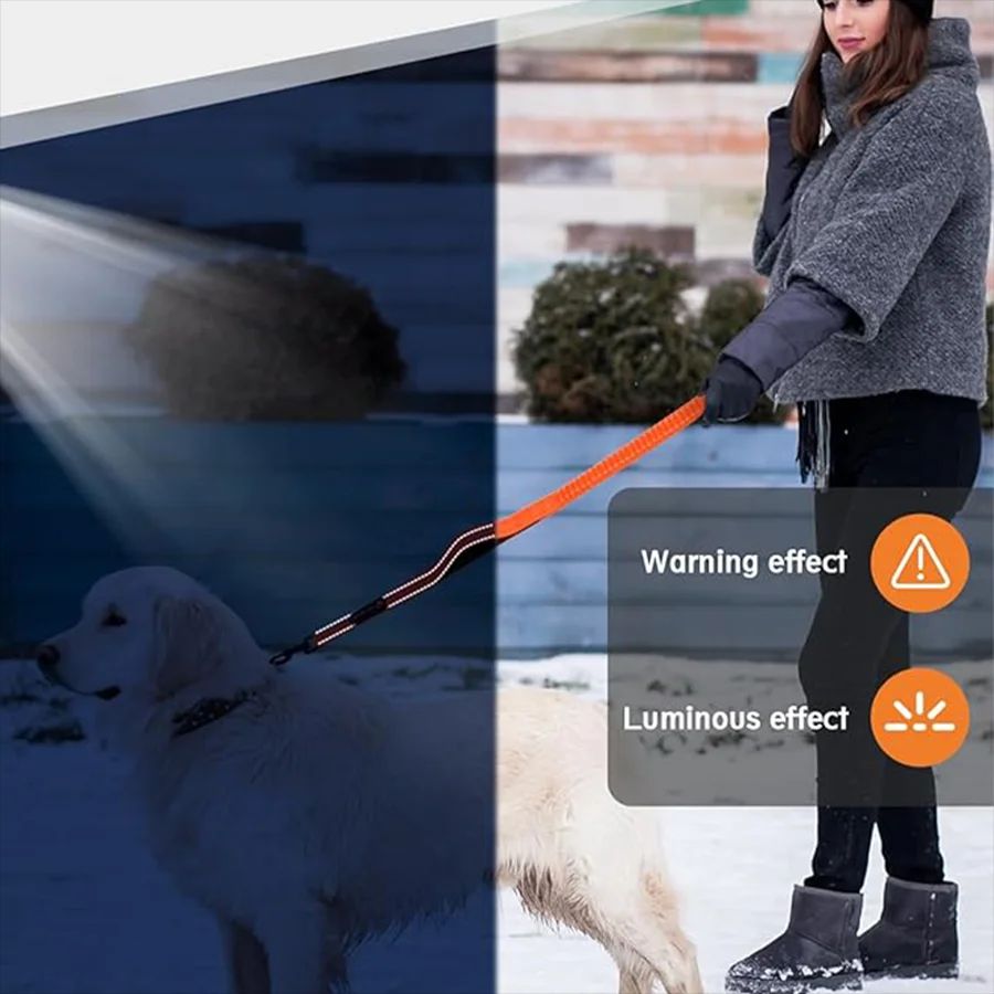 Pet Leash-With Elastic Elastic Leash-Anti-Violence Dog Training Leash-Applicable To Medium And Large Dogs