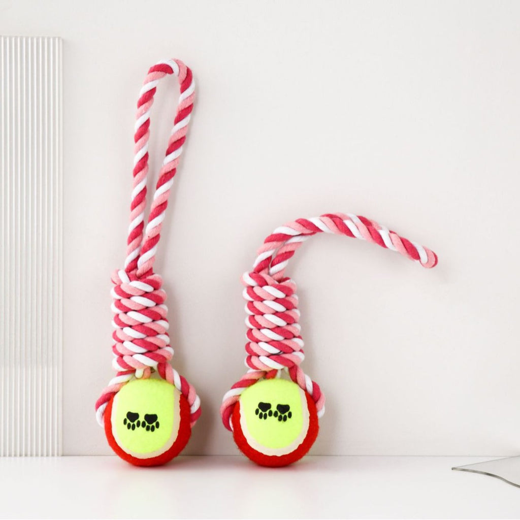 Durable Cotton Rope Bone Tennis Toy