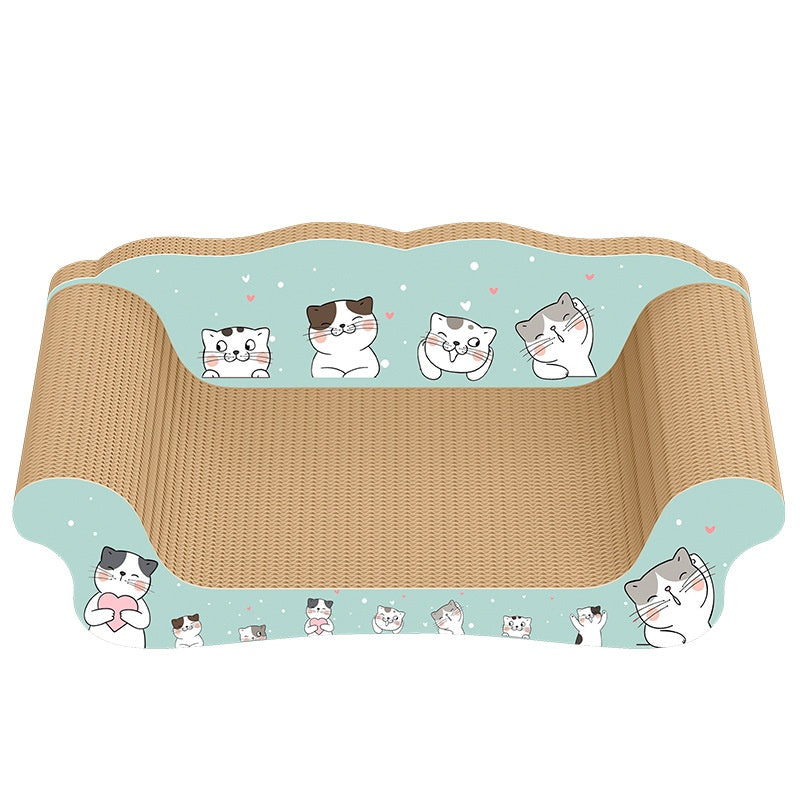 Sofa With Scratching Board Chamfer Socket Integrated Wear-Resistant