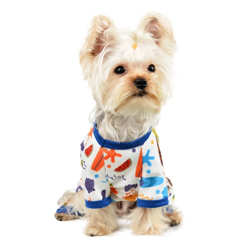 Cute Cartoon Print Dog Jumpsuit