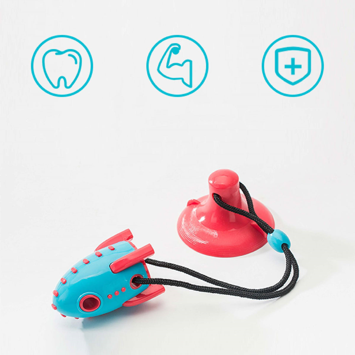 Rocket Dog Leaking Food Bite Toy