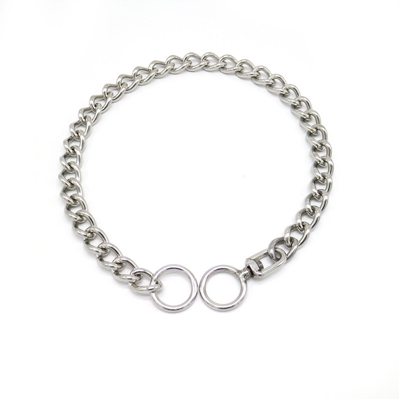 Dog Collar Stainless Steel German Shepherd Metal Rottweiler Dog Chain