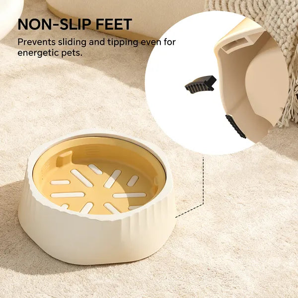 Blue Dual-Purpose Slow Food Bowl, Fast&Slow Food Can Be Freely Switched To Adapt To Different Pet Eating Habits, Cross-Border Hot Selling Pe