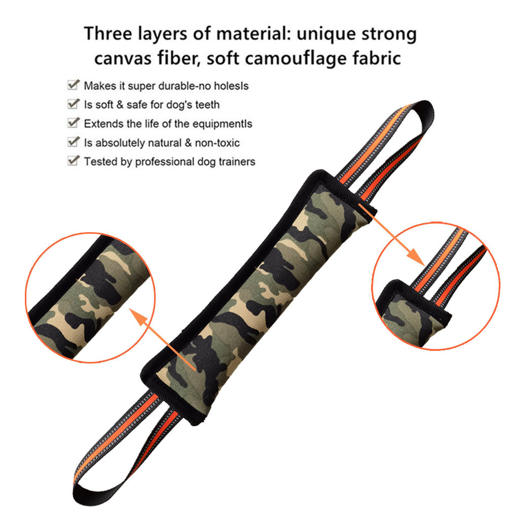 Molar Fine Hemp Bite Stick Bite-Resistant Dog Training Stick