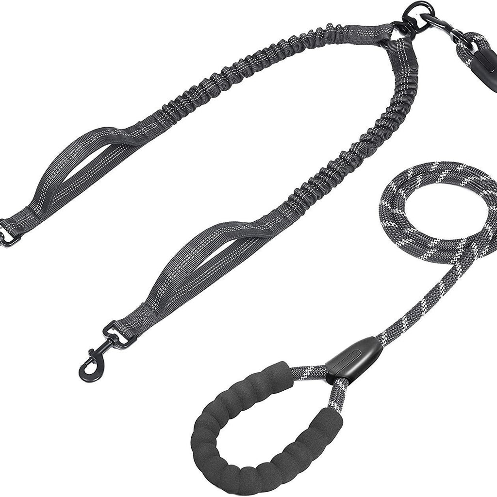 Double-Headed Pet Leash For Two Dogs