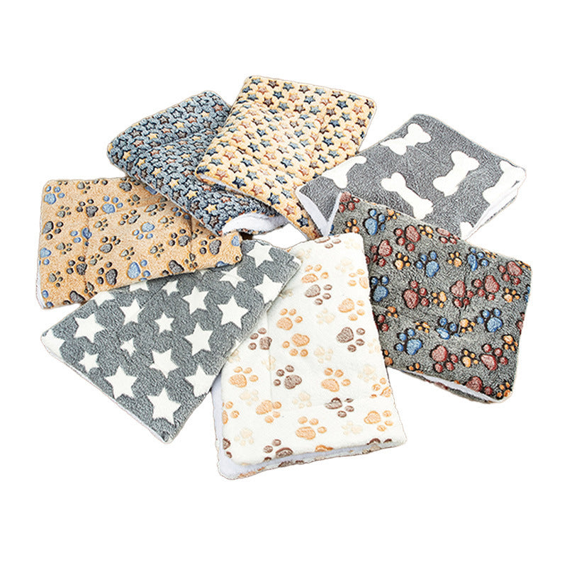 Warm Plush Dog Bed Mat