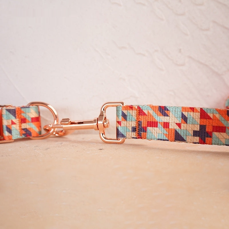 Self-Designed Soft And Comfortable Pet Dog Collar And Leash Set