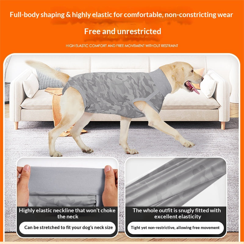 Summer Thin Camouflage Dog Jumpsuit