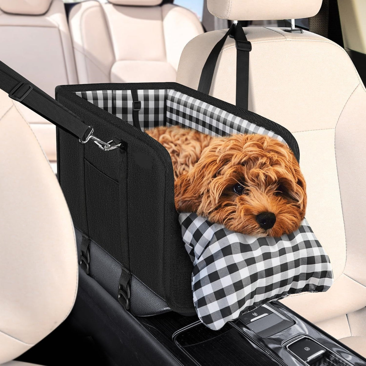 Dog Car Seat Console Booster For Small Pets