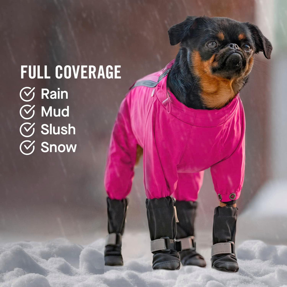 Adjustable-Fit Dog Shoes