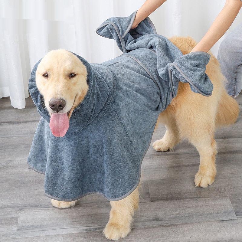 Cotton Water-Absorbing Dog Bath Towel
