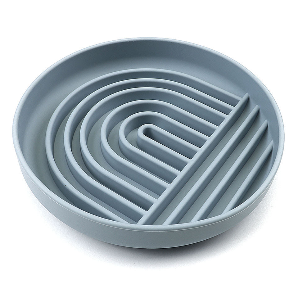 The Slowdown Bowl Silicone Slow Feeder For Dogs Puppies Slow Eating Modern Lick Mat Design Reduces Gulping Dishwasher Fit For All Breed Meal