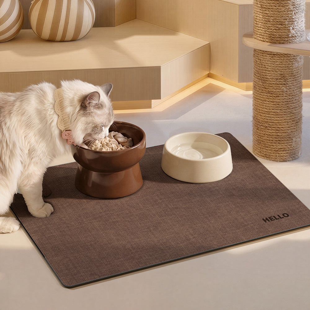 Non-Slip Wash-Free Waterproof Cat Feeding Mat