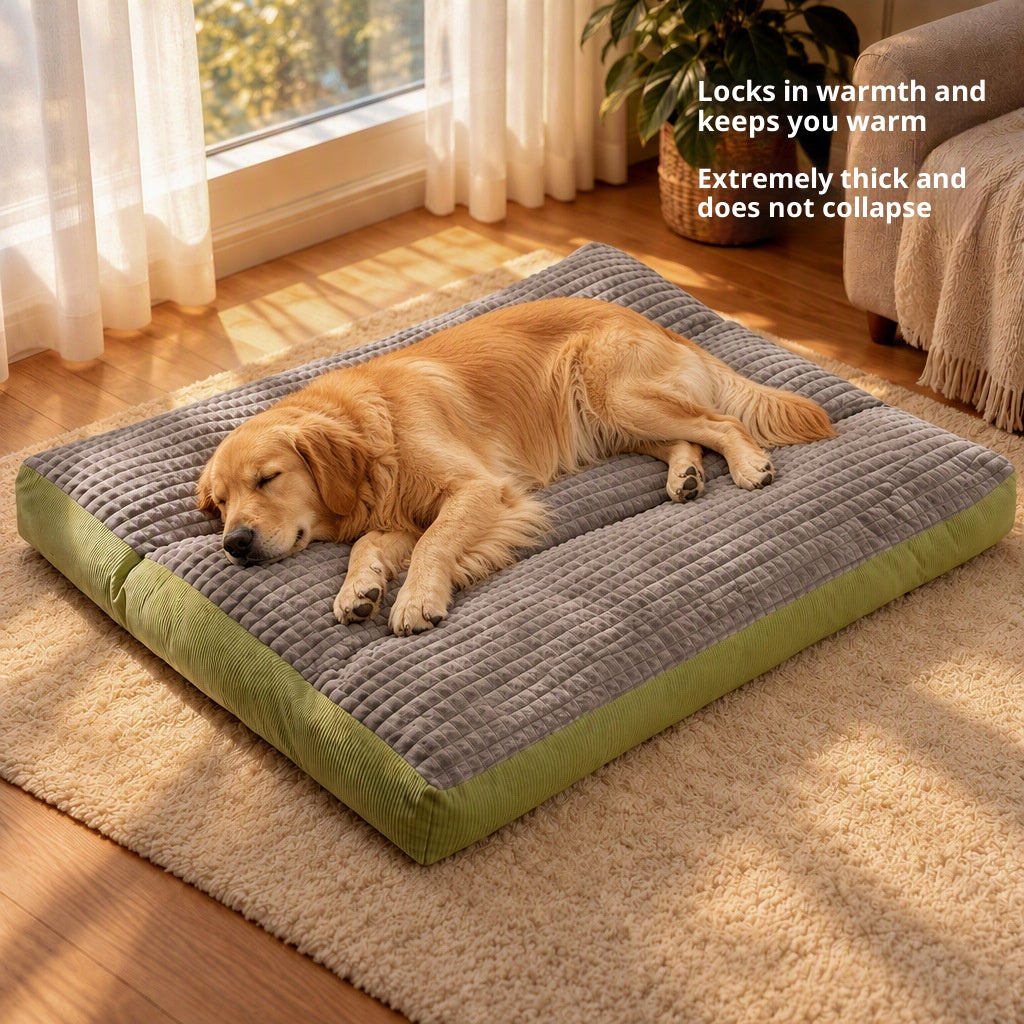 Removable And Washable All-Season Large Dog Bed Mat