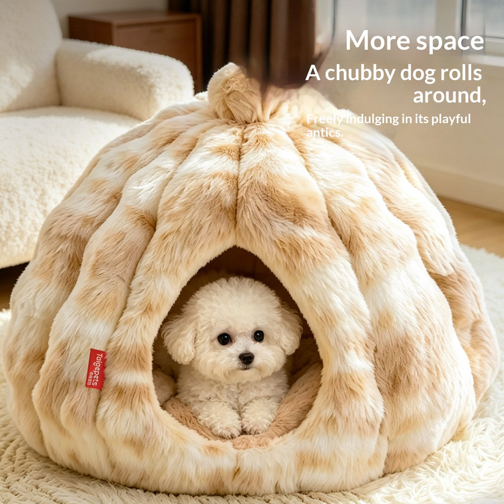 Detachable And Washable Warm Dog Bed