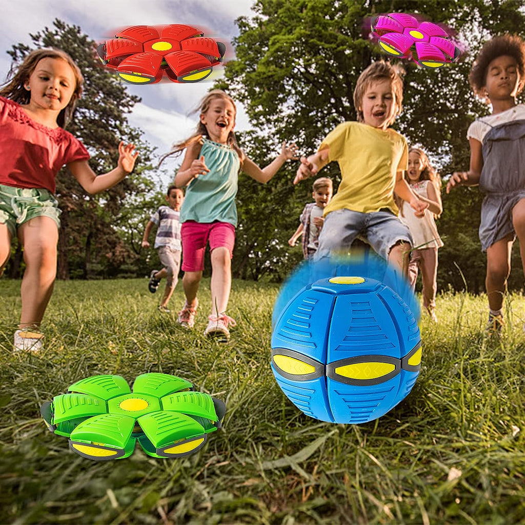 Six-Light Flying Saucer Dog Toy