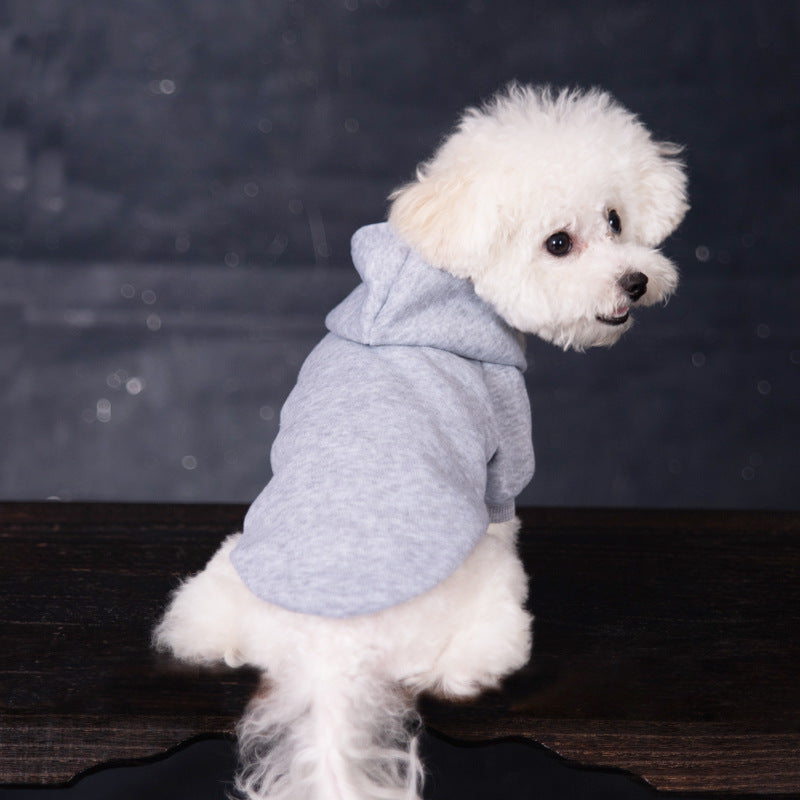 Fleece-Lined Pet Hoodie With A Hood