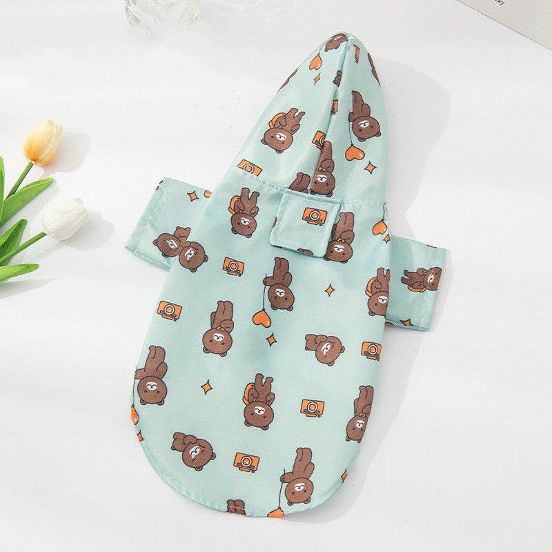Fashionable Dog Raincoat