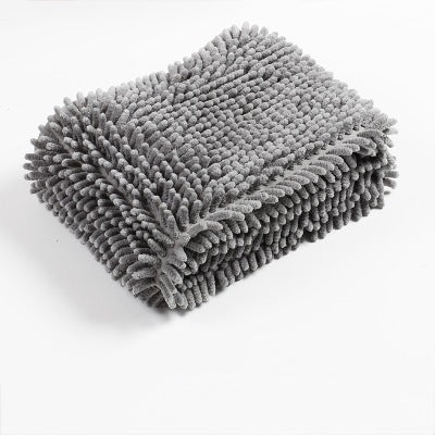 Simple Chenille Dog Absorbent Towel