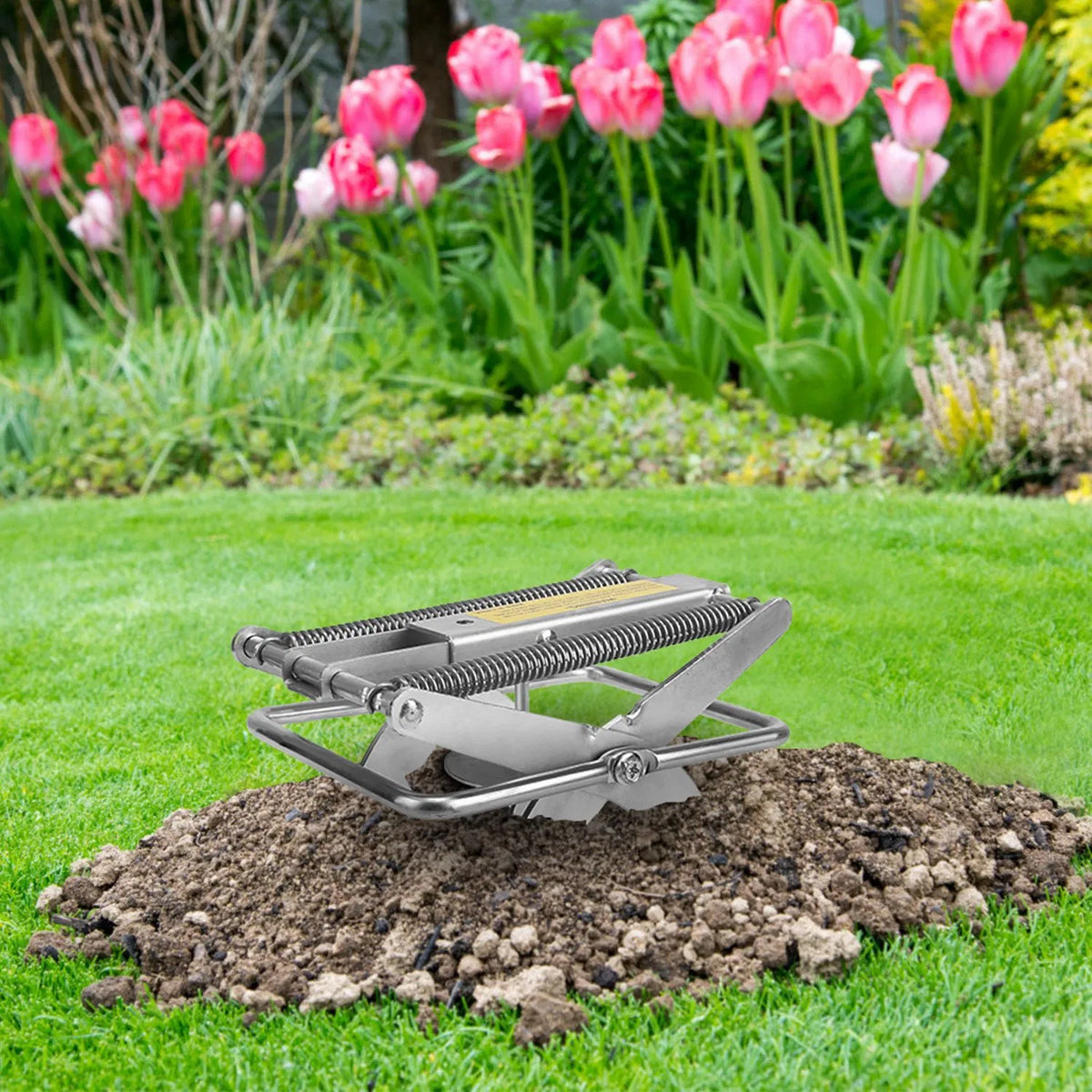 2Pcs Easy Setup Mole Traps Outdoor Reusable Scissor Mole Gopher Rodent Control Trap Solid Metal Material For Lawn Garden Yard(No Shipments O